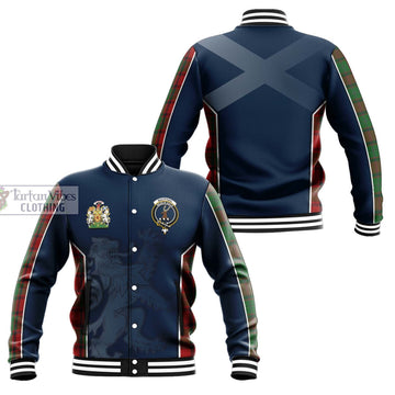 MacPhail (McPhail) Tartan Baseball Jacket with Family Crest and Lion Rampant Vibes Sport Style