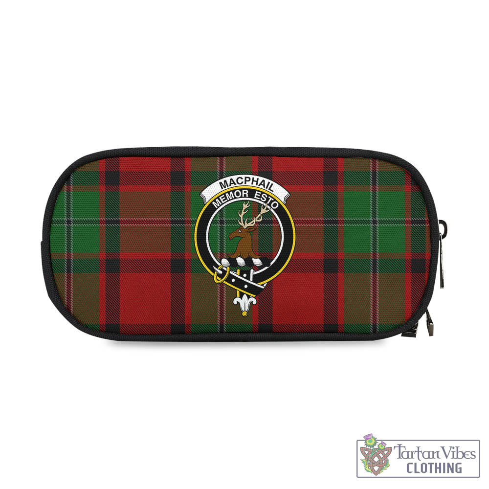 Tartan Vibes Clothing MacPhail Tartan Pen and Pencil Case with Family Crest