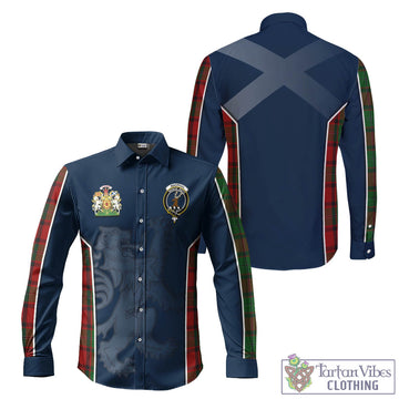 MacPhail (McPhail) Tartan Long Sleeve Button Up Shirt with Family Crest and Lion Rampant Vibes Sport Style