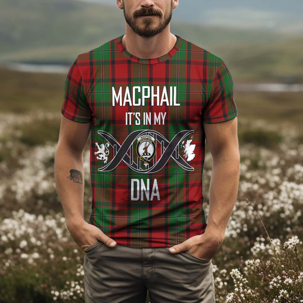 MacPhail (McPhail) Tartan T-Shirt with Family Crest DNA In Me Style Kid's Shirt - Tartan Vibes Clothing