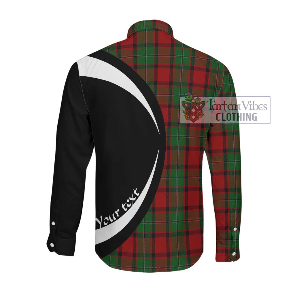 MacPhail (McPhail) Tartan Long Sleeve Button Up with Family Crest Circle Style Men's Shirt - Tartan Vibes Clothing