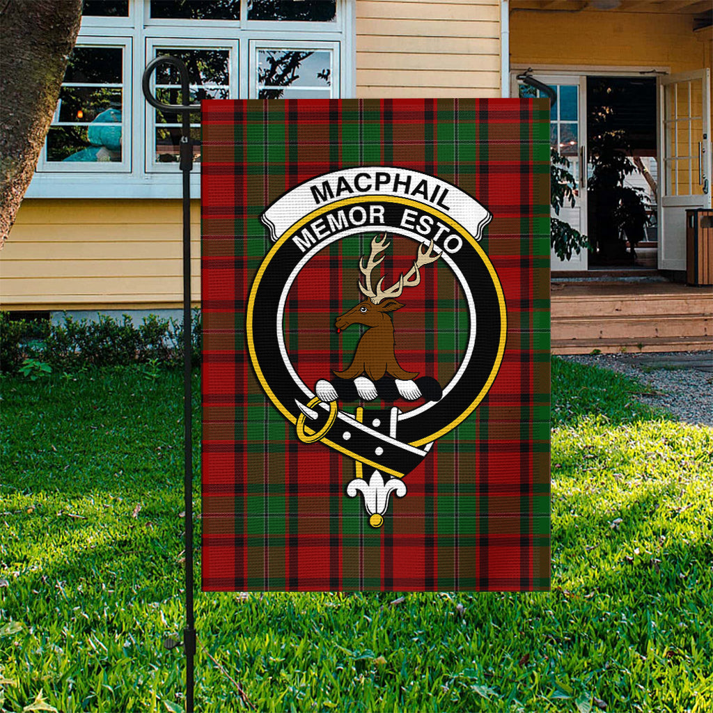 MacPhail (McPhail) Tartan Flag with Family Crest - Tartan Vibes Clothing