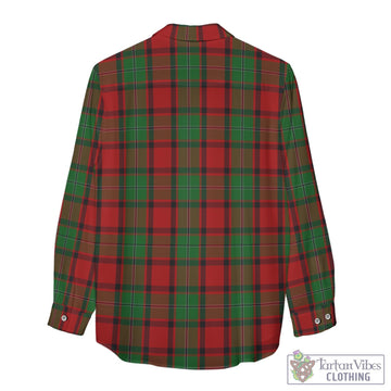 MacPhail (McPhail) Tartan Women's Casual Shirt with Family Crest