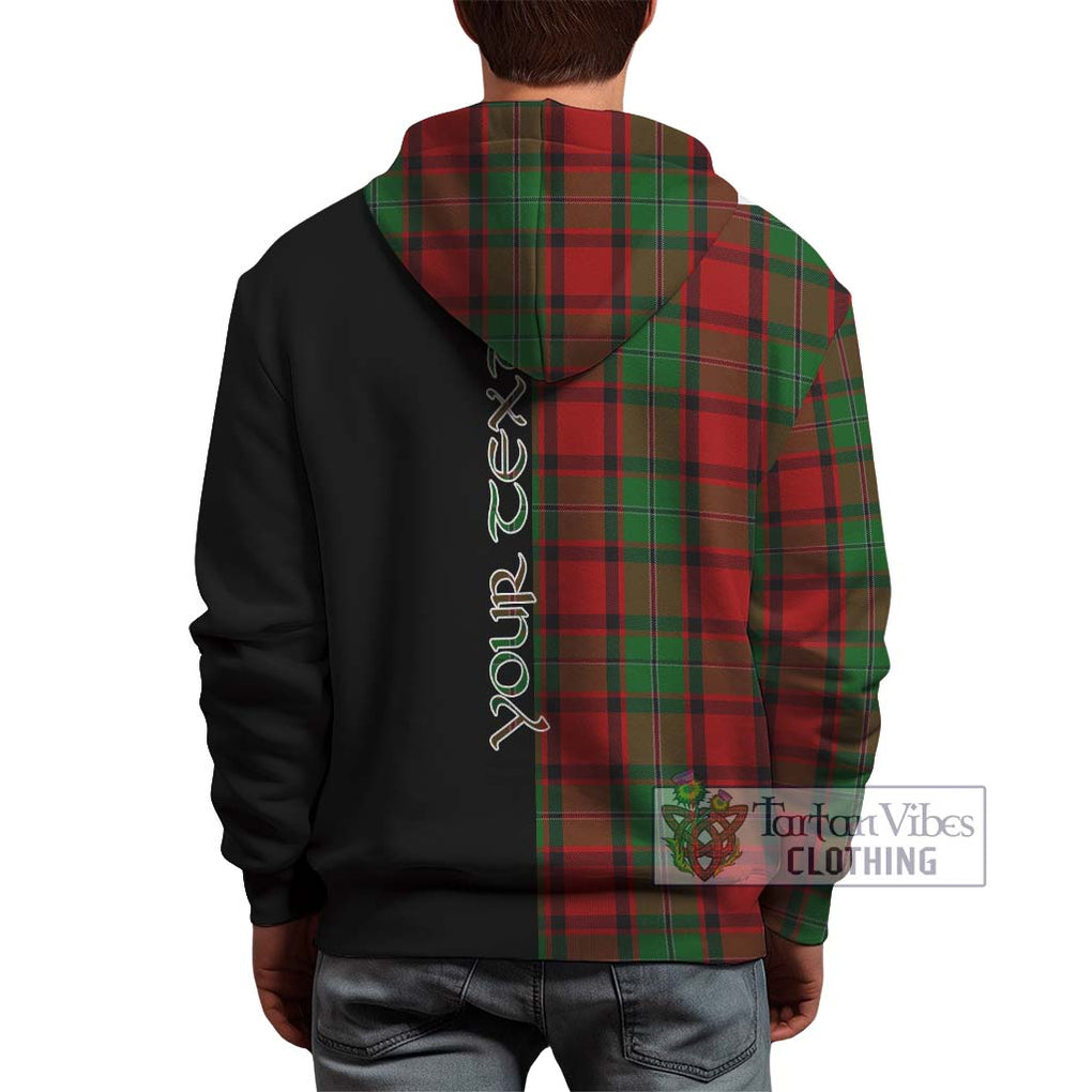 MacPhail (McPhail) Tartan Hoodie with Family Crest and Half Of Me Style - Tartanvibesclothing Shop