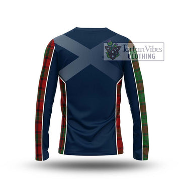 MacPhail (McPhail) Tartan Long Sleeve T-Shirt with Family Crest and Lion Rampant Vibes Sport Style