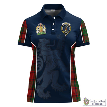 MacPhail (McPhail) Tartan Women's Polo Shirt with Family Crest and Lion Rampant Vibes Sport Style