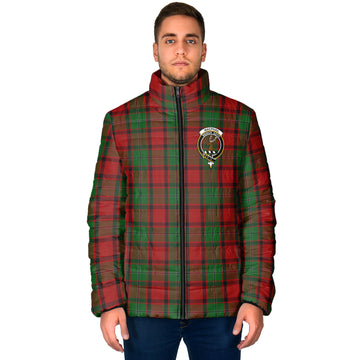 MacPhail (McPhail) Tartan Padded Jacket with Family Crest