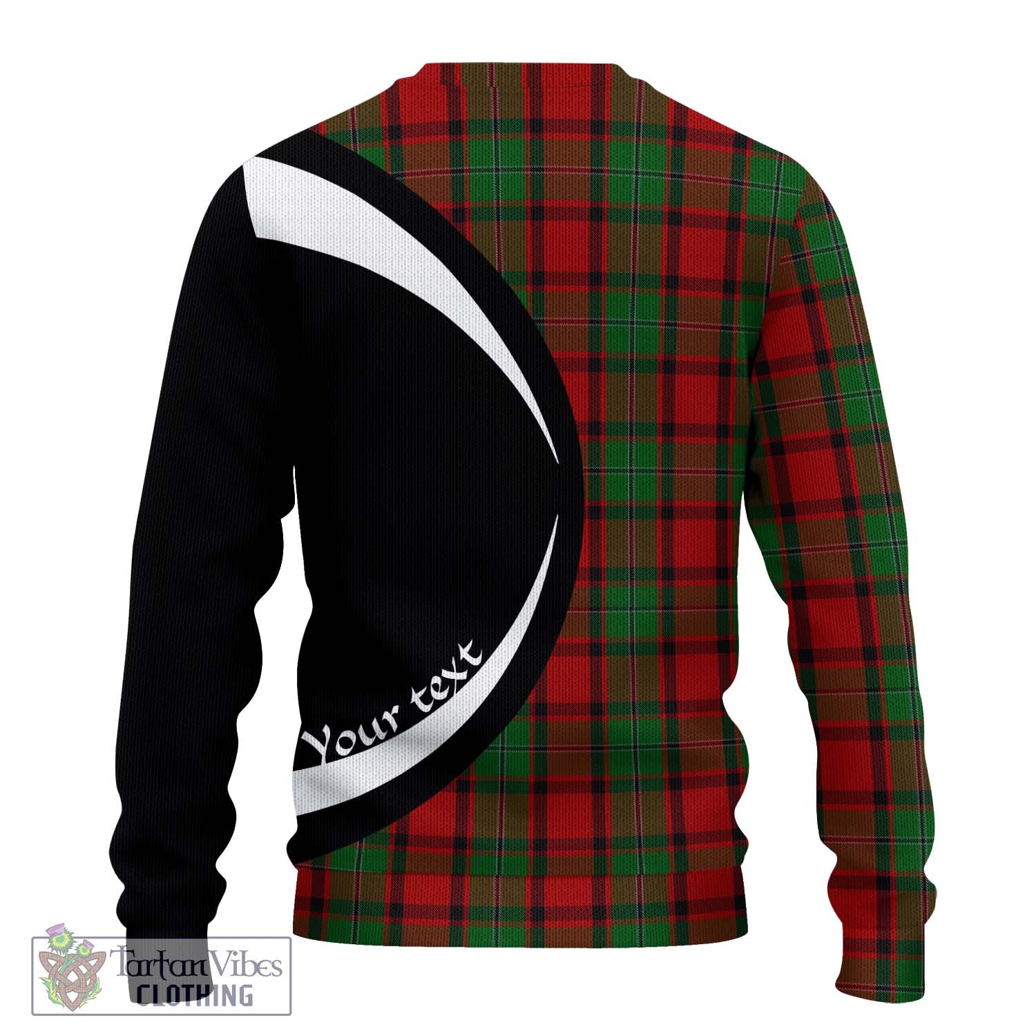 MacPhail (McPhail) Tartan Knitted Sweater with Family Crest Circle Style - Tartan Vibes Clothing