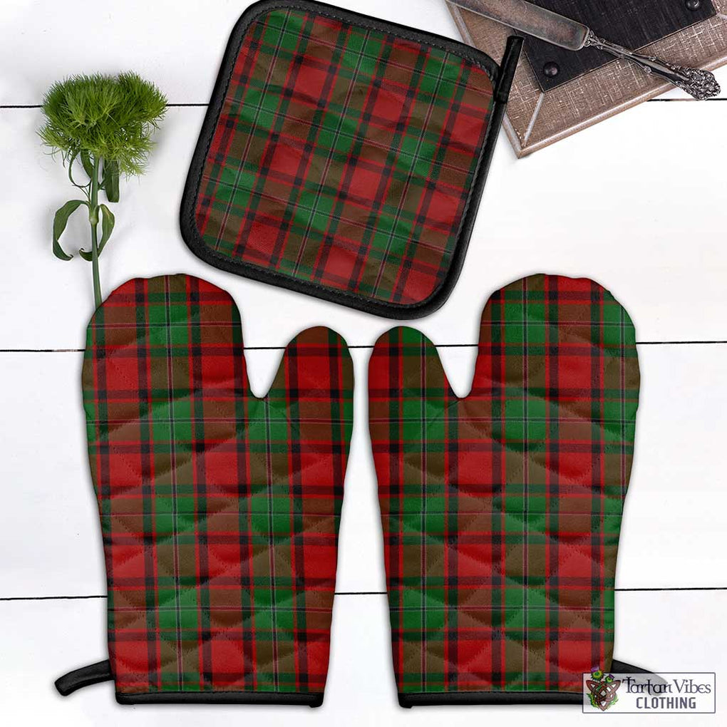 MacPhail (McPhail) Tartan Combo Oven Mitt & Pot-Holder Combo 1 Oven Mitt & 1 Pot-Holder Black - Tartan Vibes Clothing