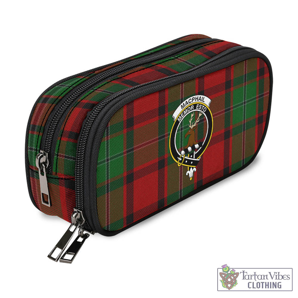 Tartan Vibes Clothing MacPhail Tartan Pen and Pencil Case with Family Crest