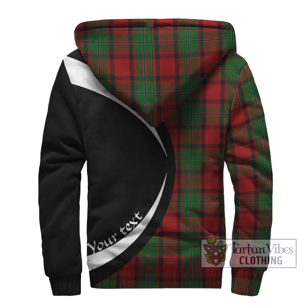 MacPhail (McPhail) Tartan Sherpa Hoodie with Family Crest Circle Style - Tartan Vibes Clothing