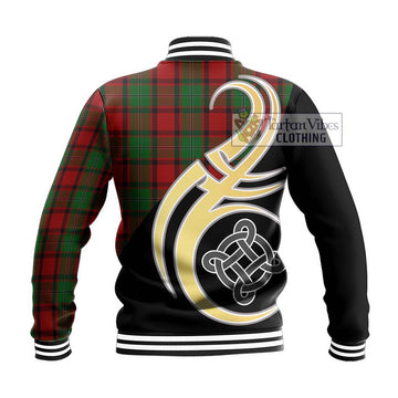 MacPhail (McPhail) Tartan Baseball Jacket with Family Crest and Celtic Symbol Style