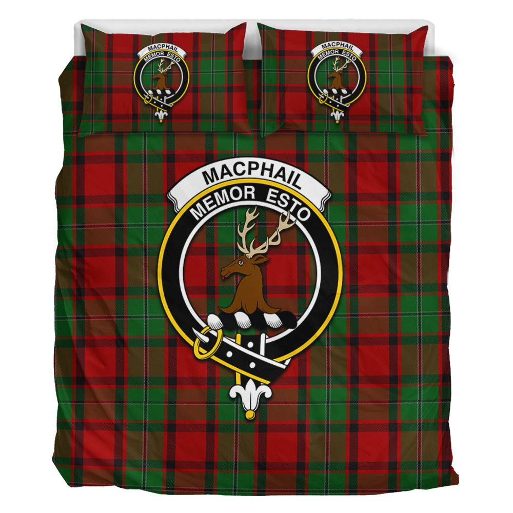 MacPhail (McPhail) Tartan Bedding Set with Family Crest - Tartan Vibes Clothing