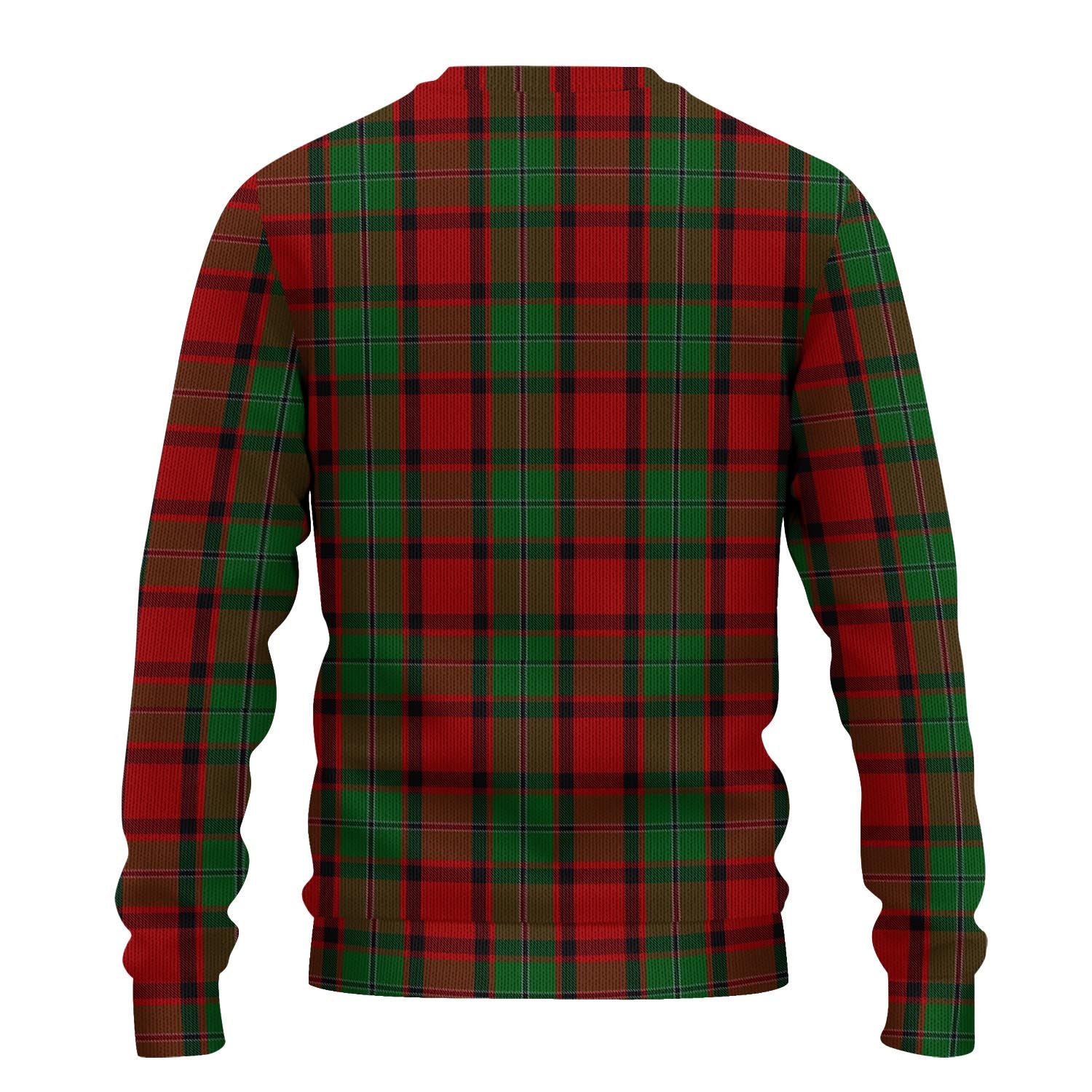 MacPhail Tartan Knitted Sweater with Family Crest - Tartanvibesclothing