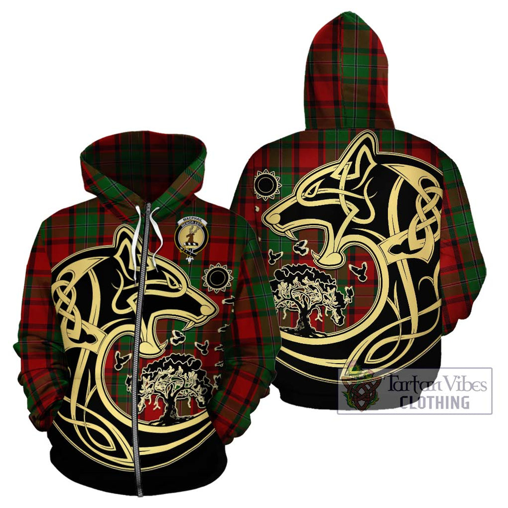 MacPhail (McPhail) Tartan Hoodie with Family Crest Celtic Wolf Style - Tartan Vibes Clothing