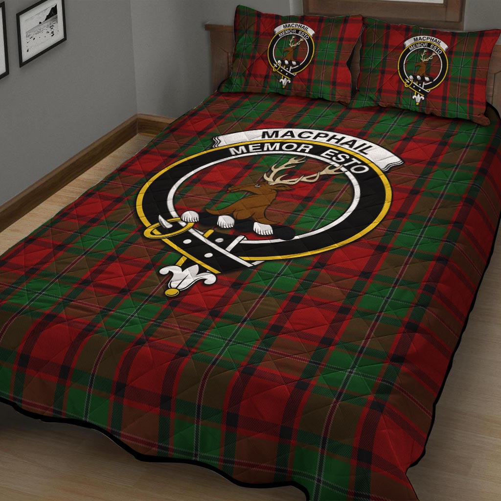 MacPhail (McPhail) Tartan Quilt Bed Set with Family Crest - Tartan Vibes Clothing