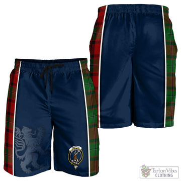 MacPhail (McPhail) Tartan Men's Shorts with Family Crest and Lion Rampant Vibes Sport Style