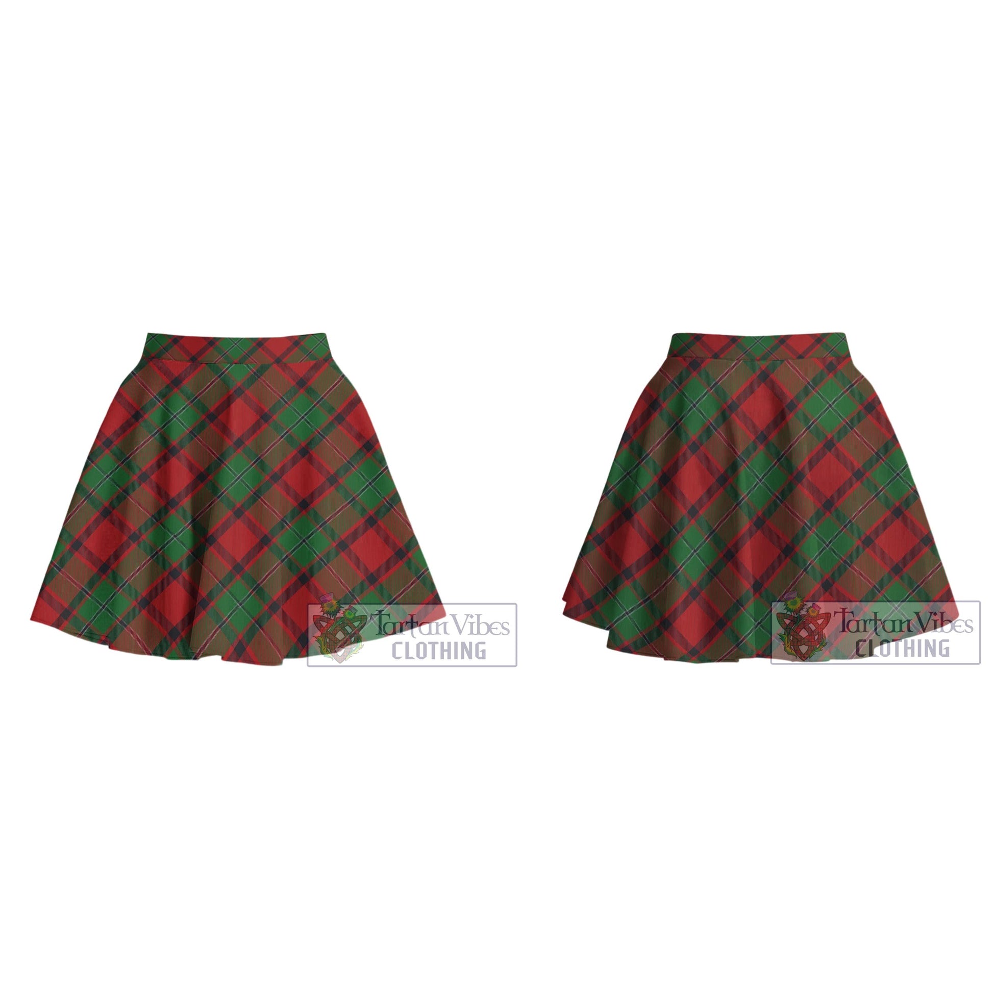 Tartan Vibes Clothing MacPhail Tartan Women's Plated Mini Skirt