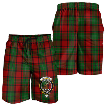 MacPhail (McPhail) Tartan Mens Shorts with Family Crest