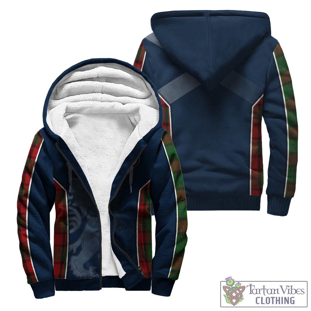 Tartan Vibes Clothing MacPhail Tartan Sherpa Hoodie with Family Crest and Lion Rampant Vibes Sport Style