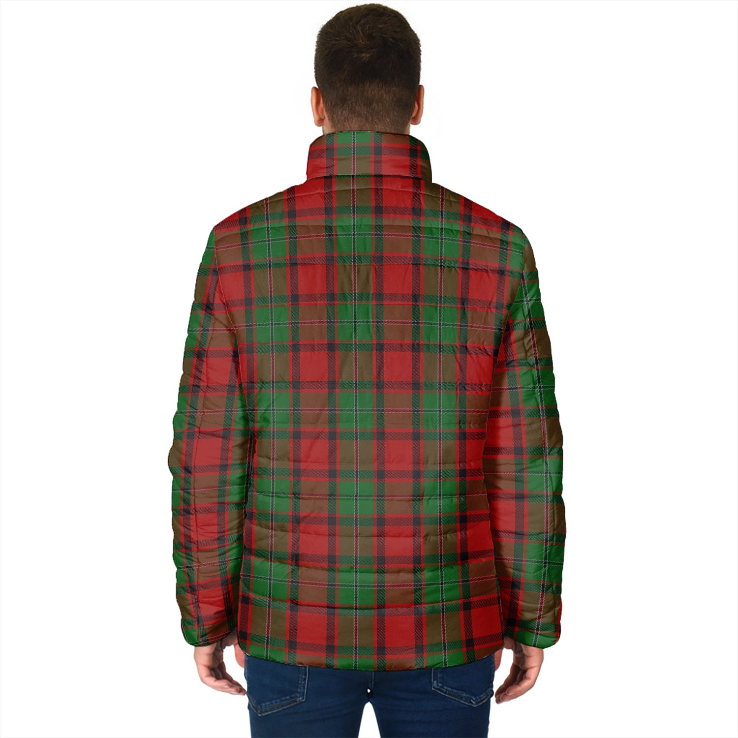 MacPhail (McPhail) Tartan Padded Jacket with Family Crest - Tartan Vibes Clothing