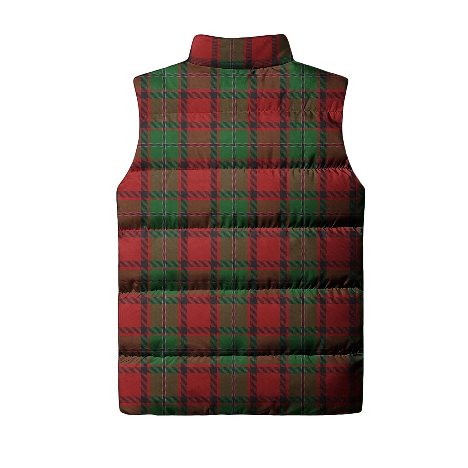 MacPhail Tartan Sleeveless Puffer Jacket with Family Crest - Tartanvibesclothing