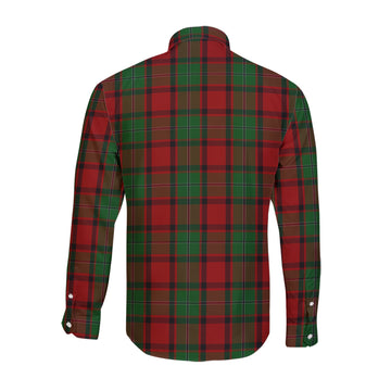 MacPhail (McPhail) Tartan Long Sleeve Button Up Shirt with Family Crest