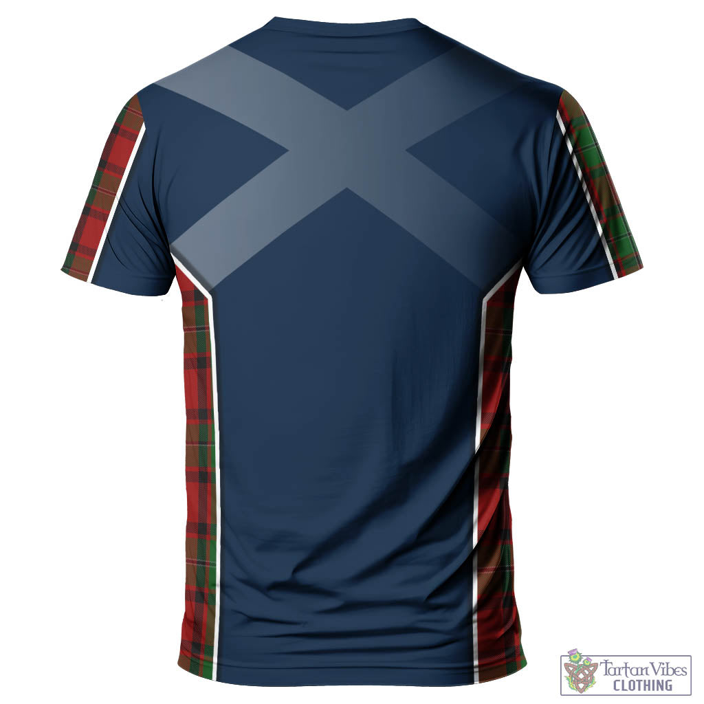 Tartan Vibes Clothing MacPhail Tartan T-Shirt with Family Crest and Lion Rampant Vibes Sport Style