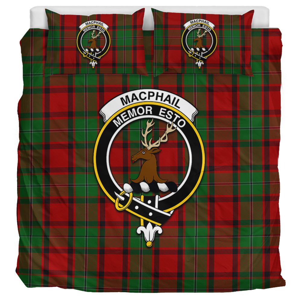 MacPhail (McPhail) Tartan Bedding Set with Family Crest UK Bedding Set UK Super King 104*94 inch - Tartan Vibes Clothing