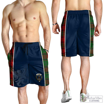 MacPhail (McPhail) Tartan Men's Shorts with Family Crest and Lion Rampant Vibes Sport Style