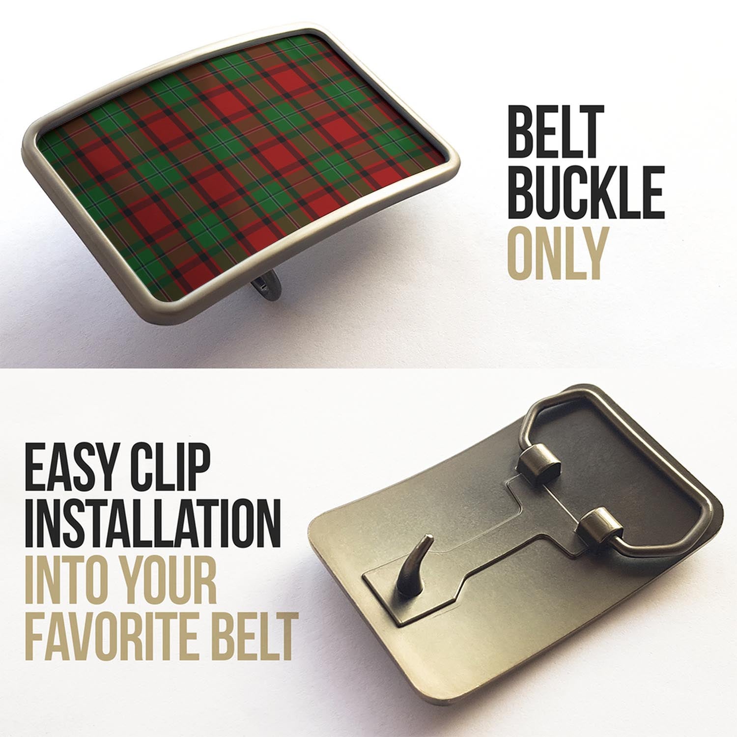 MacPhail (McPhail) Tartan Belt Buckles - Tartan Vibes Clothing