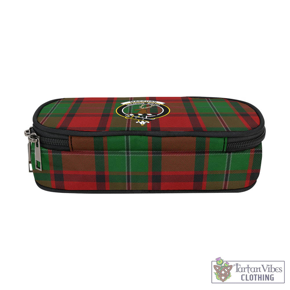 Tartan Vibes Clothing MacPhail Tartan Pen and Pencil Case with Family Crest