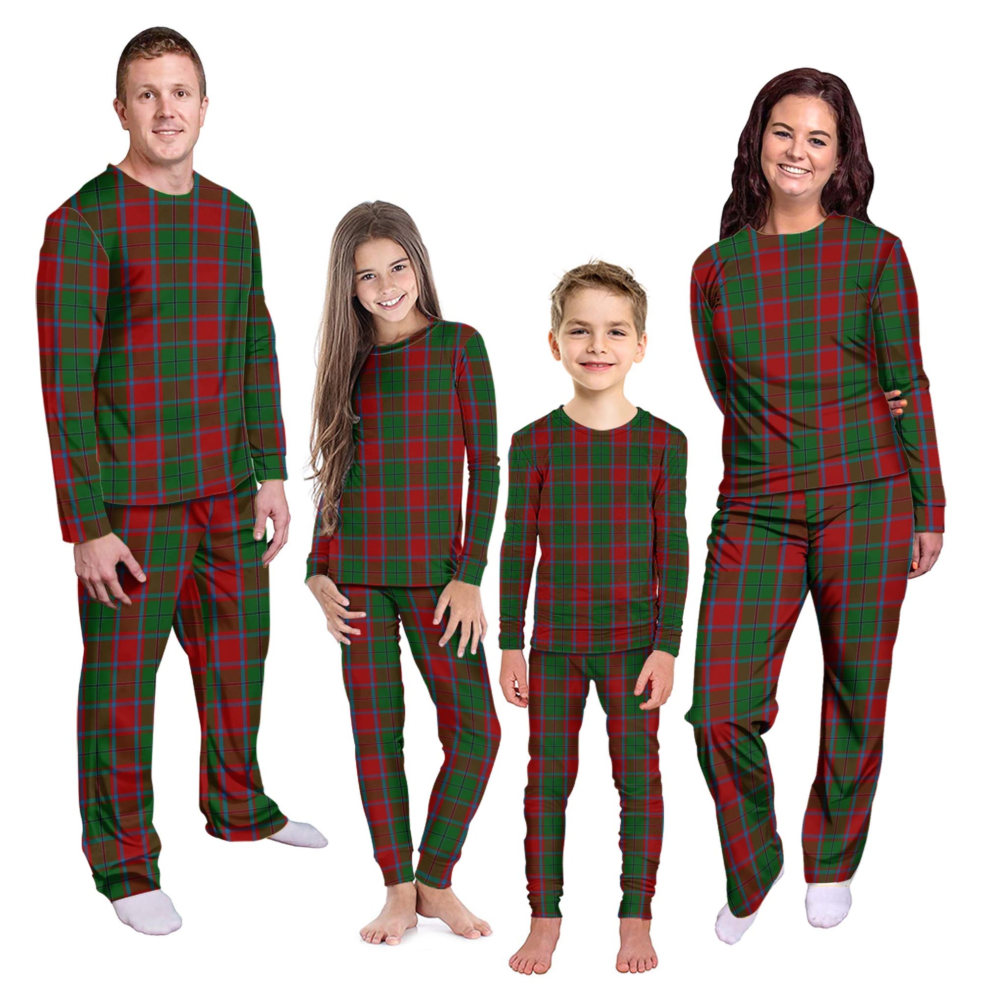 MacPhail Blue Bands Tartan Pajamas Family Set Kid - Tartan Vibes Clothing