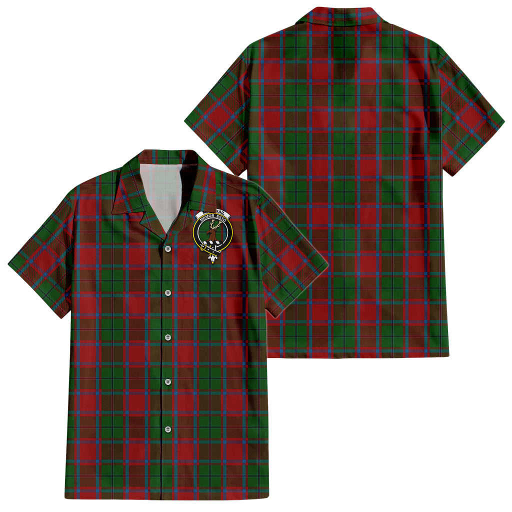 macphail-blue-bands-tartan-short-sleeve-button-down-shirt-with-family-crest