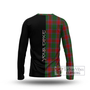 MacPhail Blue Bands Tartan Long Sleeve T-Shirt with Family Crest and Half Of Me Style