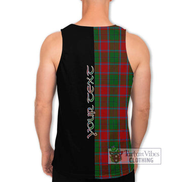 MacPhail Blue Bands Tartan Men's Tank Top with Family Crest and Half Of Me Style