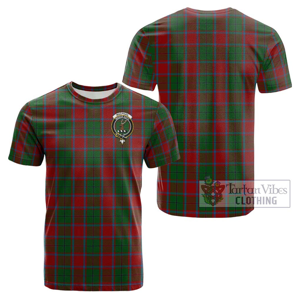 MacPhail Blue Bands Tartan Cotton T-Shirt with Family Crest Kid's Shirt - Tartanvibesclothing Shop