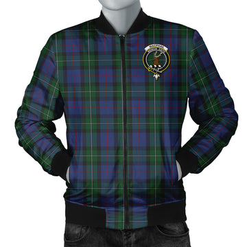 MacPhail Hunting Tartan Bomber Jacket with Family Crest