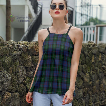 MacPhail Hunting Tartan Loose Halter Neck Camisole