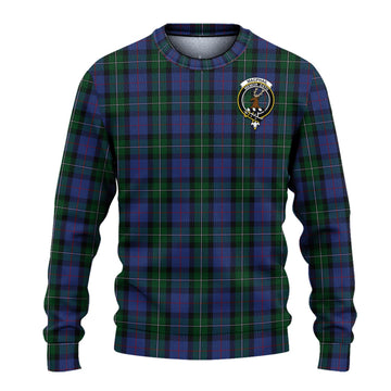 MacPhail Hunting Tartan Ugly Sweater with Family Crest