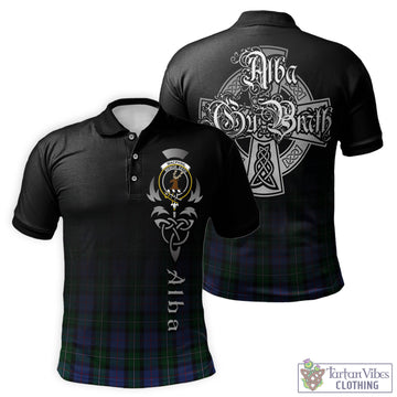 MacPhail Hunting Tartan Polo Shirt Featuring Alba Gu Brath Family Crest Celtic Inspired