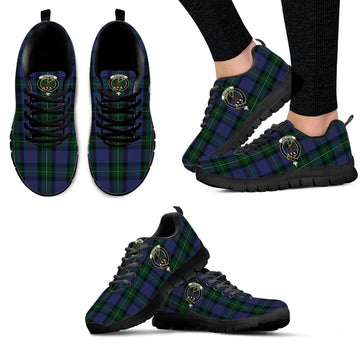 MacPhail Hunting Tartan Sneakers with Family Crest