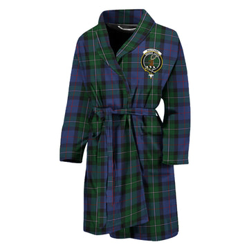 MacPhail Hunting Tartan Bathrobe with Family Crest