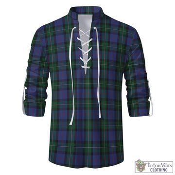 MacPhail Hunting Tartan Men's Scottish Traditional Jacobite Ghillie Kilt Shirt