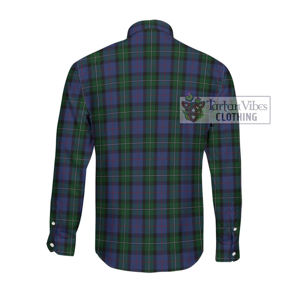 MacPhail Hunting Tartan Long Sleeve Button Shirt with Family Crest DNA In Me Style - Tartanvibesclothing Shop