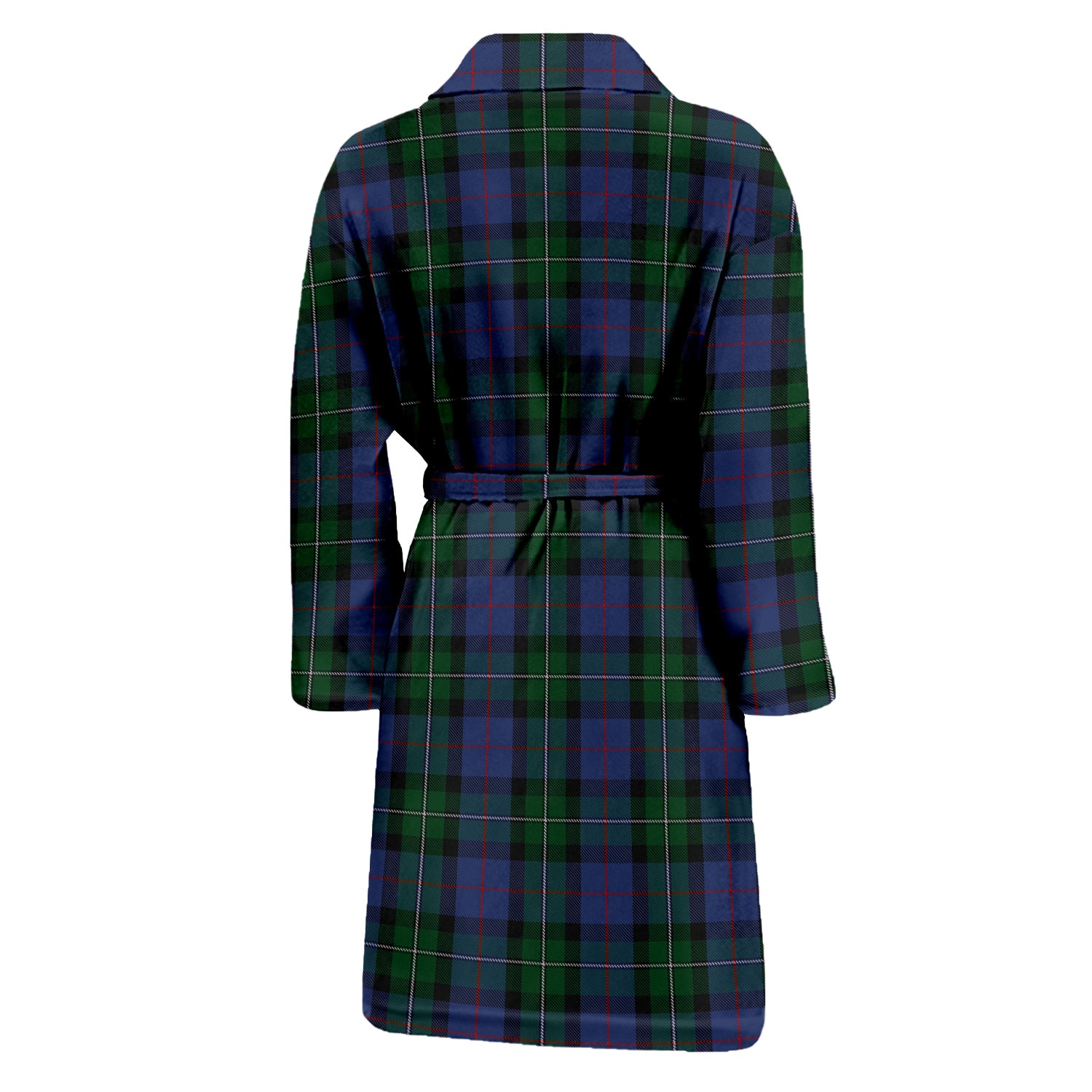 MacPhail Hunting Tartan Bathrobe with Family Crest - Tartan Vibes Clothing