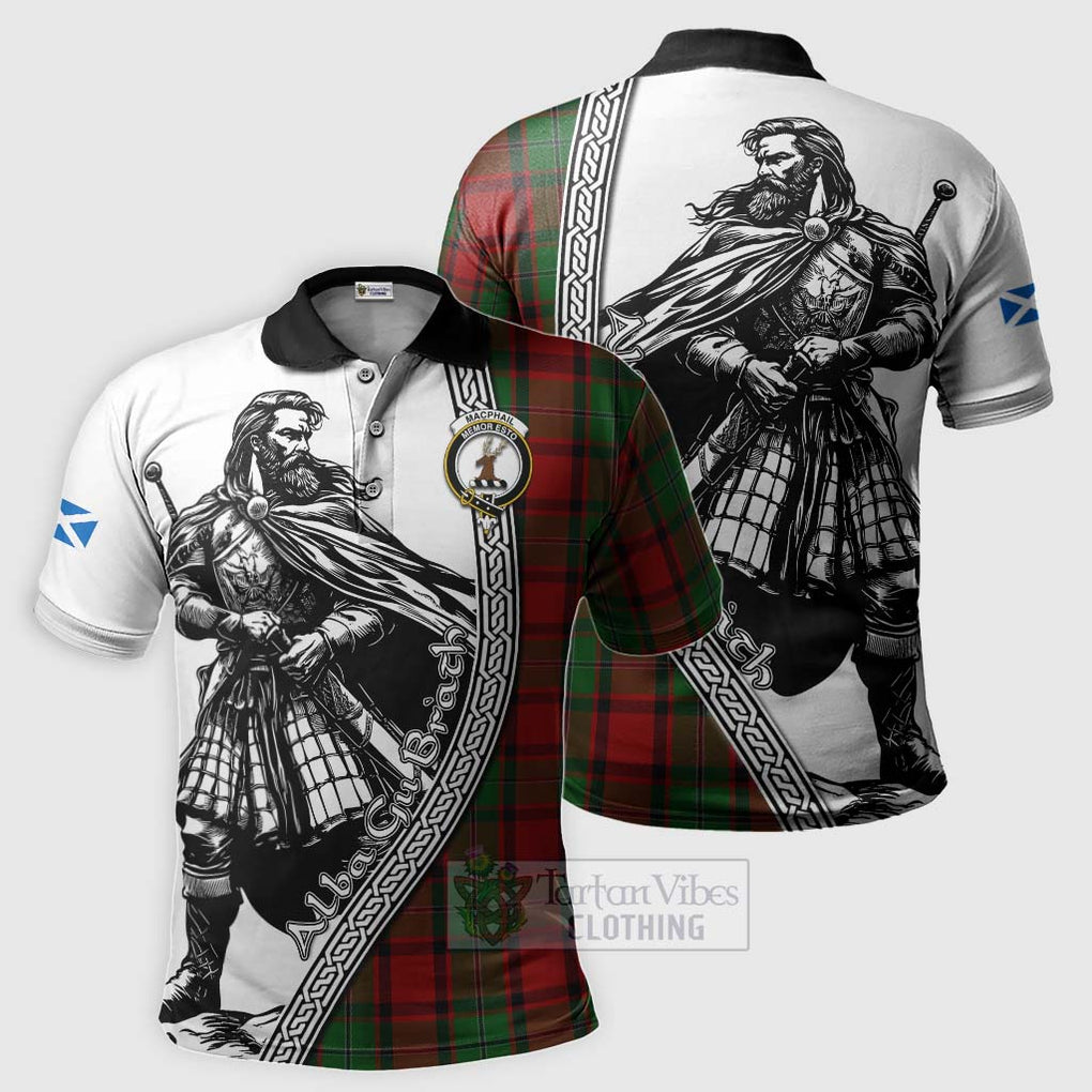 Tartan Vibes Clothing MacPhail (McPhail) Tartan Clan Crest Polo Shirt with Highlander Warrior Celtic Style