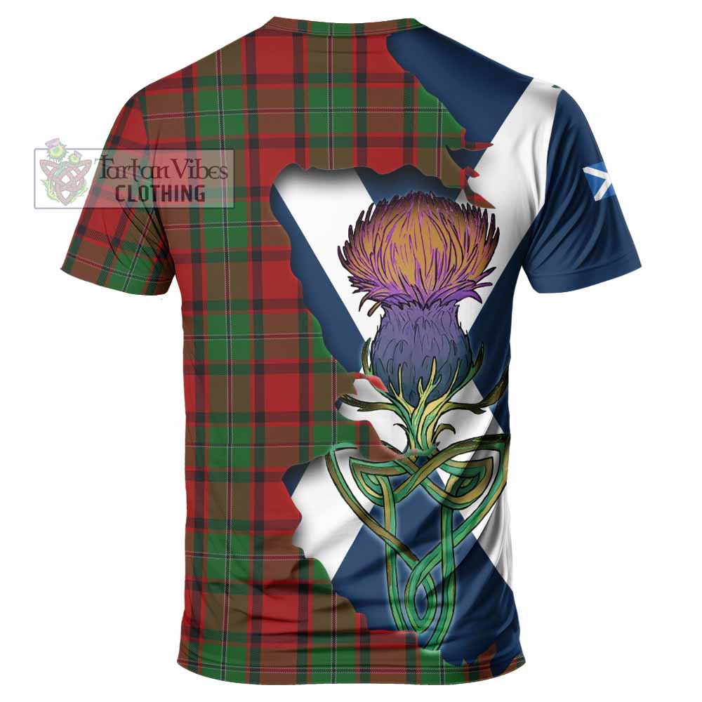 MacPhail (McPhail) Tartan Family Crest T-Shirt Scottish Thistle Celtic Inspired - Tartan Vibes Clothing