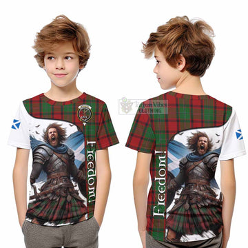 MacPhail (McPhail) Crest Tartan Kid T-Shirt Inspired by the Freedom of Scottish Warrior