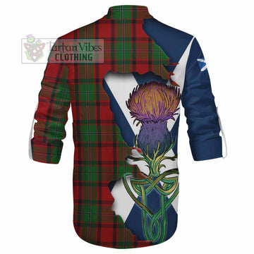 MacPhail (McPhail) Tartan Family Crest Ghillie Kilt Shirt Scottish Thistle Celtic Inspired - Tartan Vibes Clothing